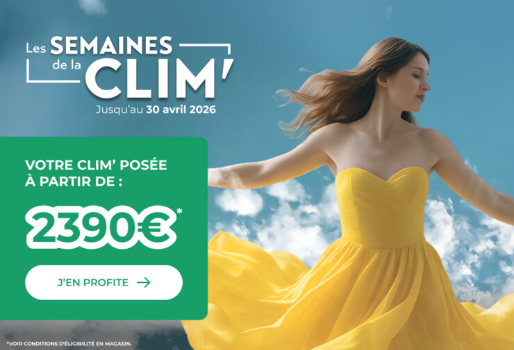 Retrouvez les Semaines de la Clim' dans vos magasins Pagot-Savoie