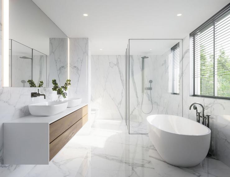 Pagot Savoie - Salle de bains moderne